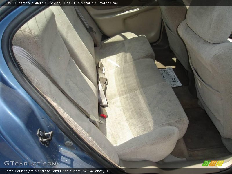 Opal Blue Metallic / Pewter Gray 1999 Oldsmobile Alero GL Sedan