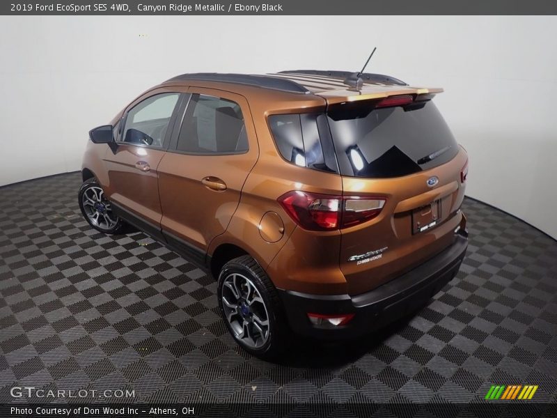 Canyon Ridge Metallic / Ebony Black 2019 Ford EcoSport SES 4WD