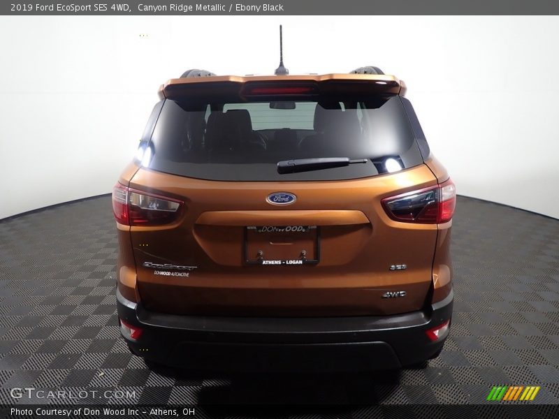 Canyon Ridge Metallic / Ebony Black 2019 Ford EcoSport SES 4WD