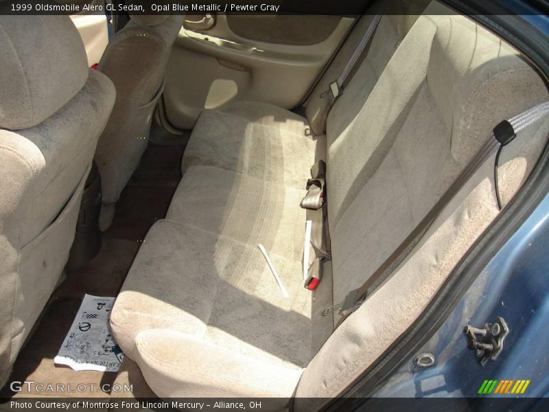 Opal Blue Metallic / Pewter Gray 1999 Oldsmobile Alero GL Sedan