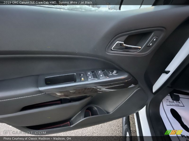Summit White / Jet Black 2019 GMC Canyon SLE Crew Cab 4WD
