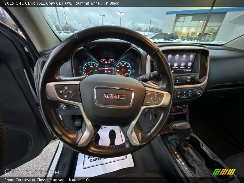 Summit White / Jet Black 2019 GMC Canyon SLE Crew Cab 4WD