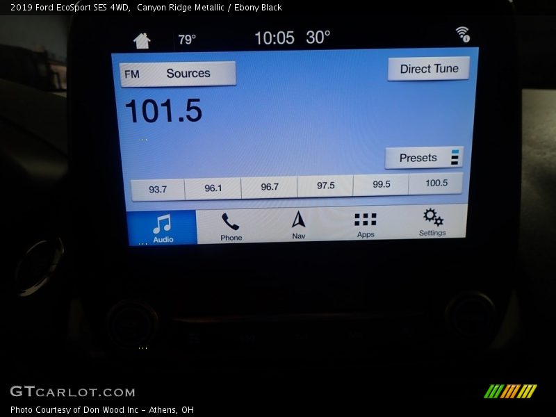 Canyon Ridge Metallic / Ebony Black 2019 Ford EcoSport SES 4WD