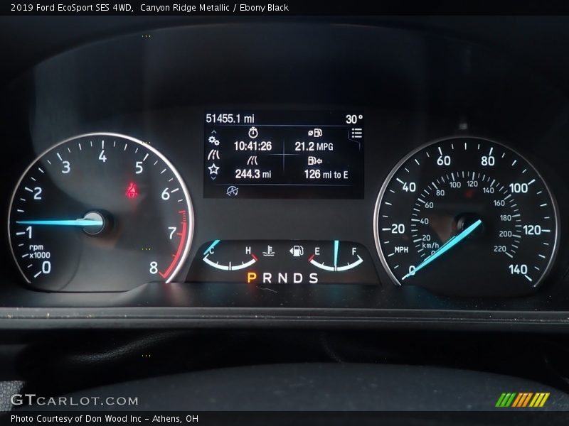 Canyon Ridge Metallic / Ebony Black 2019 Ford EcoSport SES 4WD