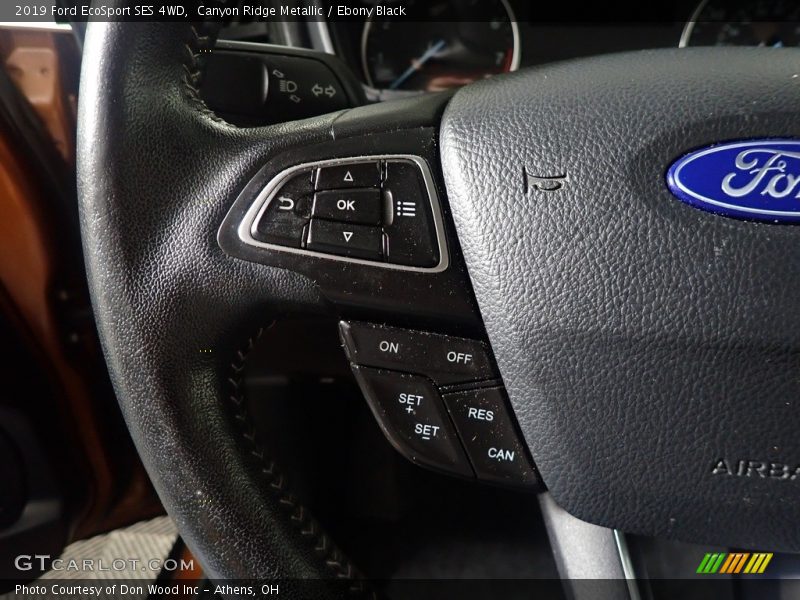 Canyon Ridge Metallic / Ebony Black 2019 Ford EcoSport SES 4WD