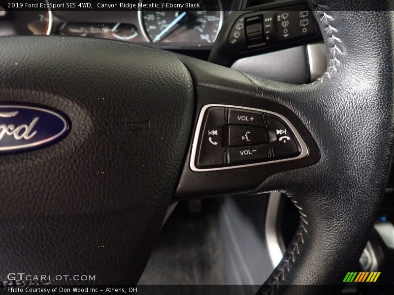 Canyon Ridge Metallic / Ebony Black 2019 Ford EcoSport SES 4WD