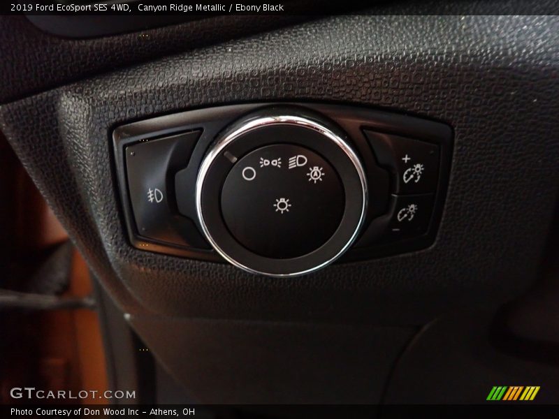 Canyon Ridge Metallic / Ebony Black 2019 Ford EcoSport SES 4WD