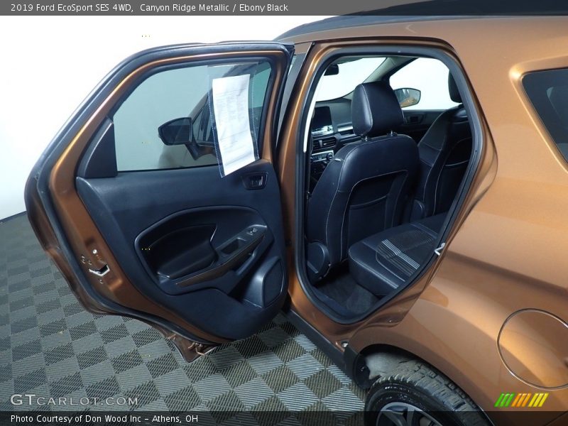 Canyon Ridge Metallic / Ebony Black 2019 Ford EcoSport SES 4WD
