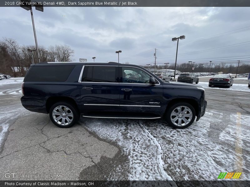 Dark Sapphire Blue Metallic / Jet Black 2018 GMC Yukon XL Denali 4WD