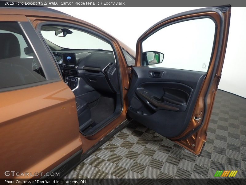 Canyon Ridge Metallic / Ebony Black 2019 Ford EcoSport SES 4WD