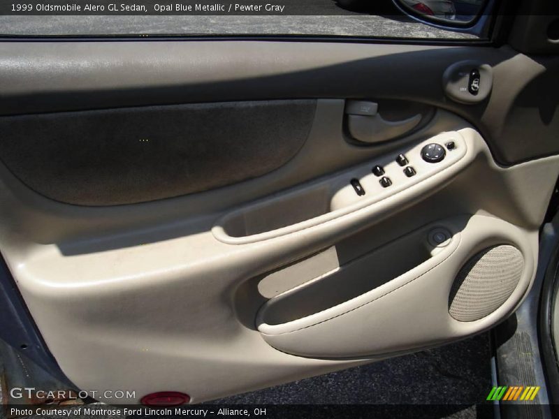 Opal Blue Metallic / Pewter Gray 1999 Oldsmobile Alero GL Sedan