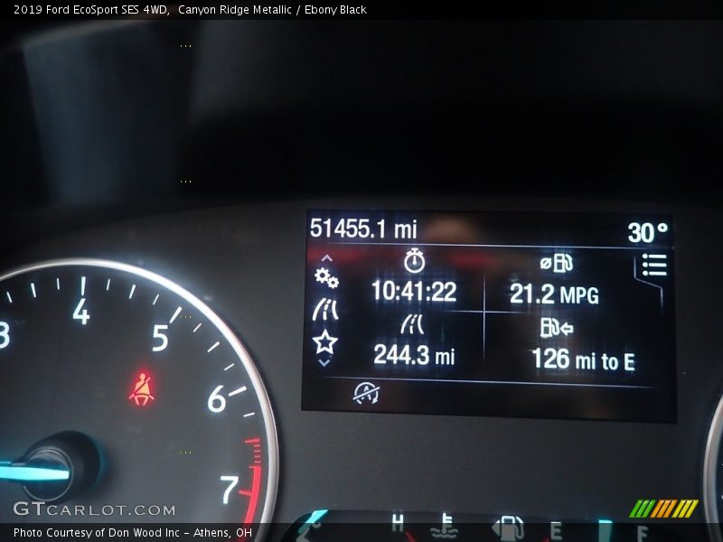 Canyon Ridge Metallic / Ebony Black 2019 Ford EcoSport SES 4WD
