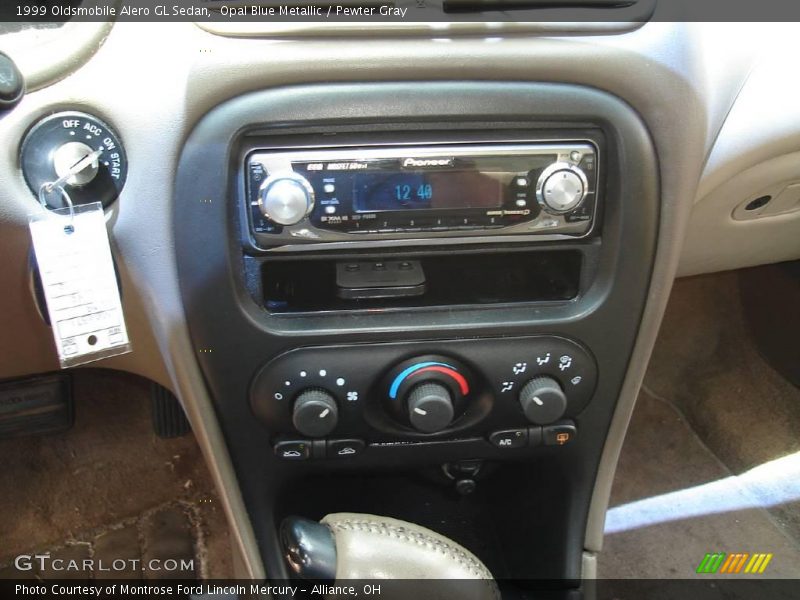 Opal Blue Metallic / Pewter Gray 1999 Oldsmobile Alero GL Sedan