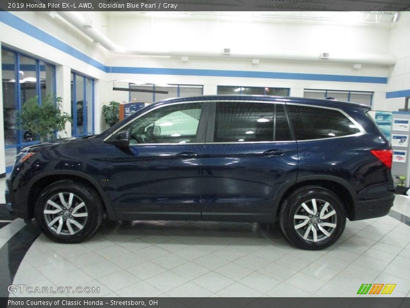  2019 Pilot EX-L AWD Obsidian Blue Pearl