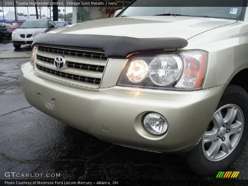 Vintage Gold Metallic / Ivory 2001 Toyota Highlander Limited