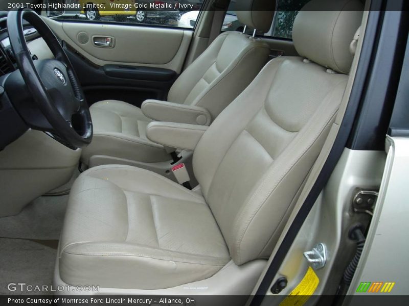 Vintage Gold Metallic / Ivory 2001 Toyota Highlander Limited