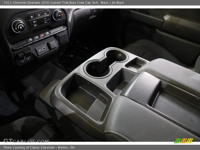 Black / Jet Black 2021 Chevrolet Silverado 1500 Custom Trail Boss Crew Cab 4x4