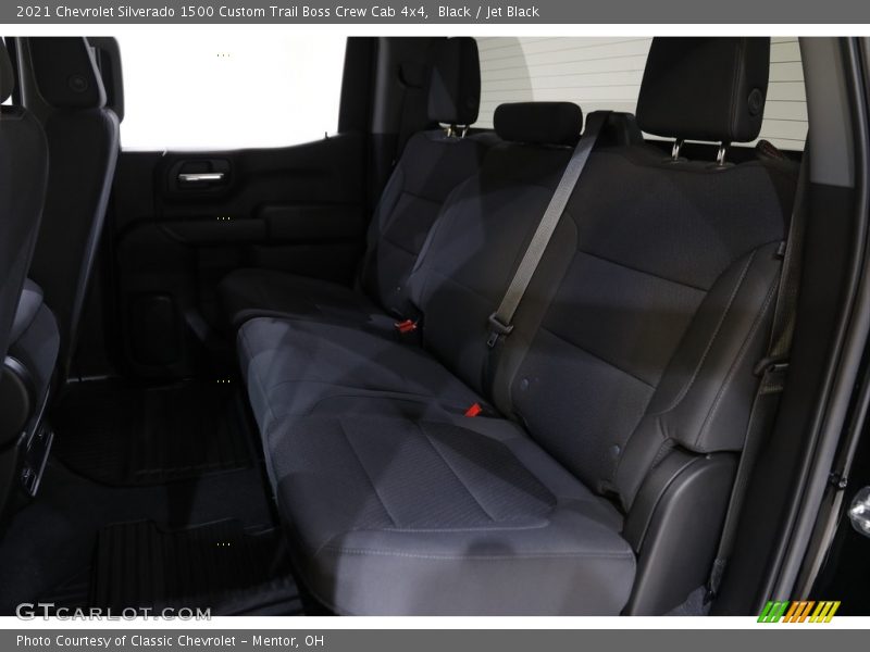 Black / Jet Black 2021 Chevrolet Silverado 1500 Custom Trail Boss Crew Cab 4x4
