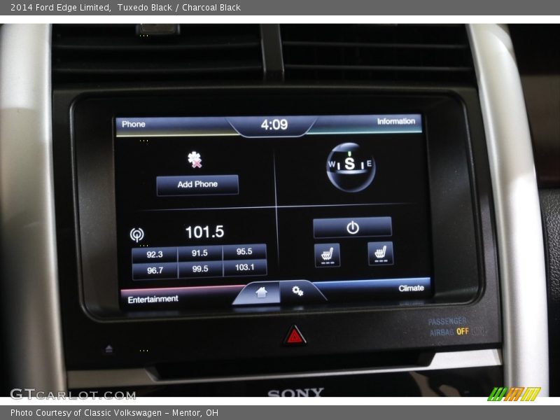 Tuxedo Black / Charcoal Black 2014 Ford Edge Limited