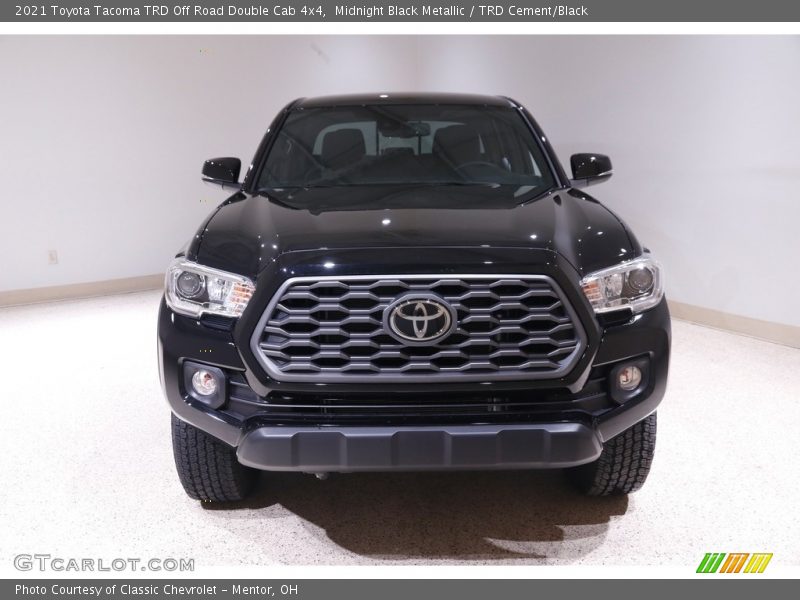 Midnight Black Metallic / TRD Cement/Black 2021 Toyota Tacoma TRD Off Road Double Cab 4x4