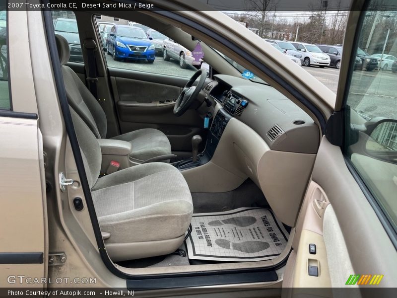 Desert Sand Mica / Beige 2007 Toyota Corolla CE