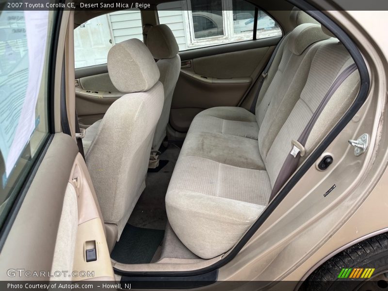 Desert Sand Mica / Beige 2007 Toyota Corolla CE