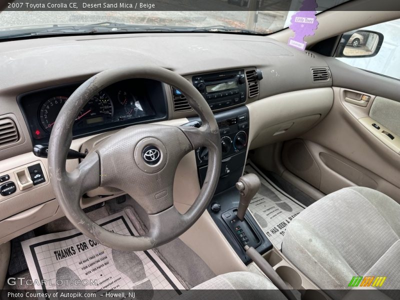 Desert Sand Mica / Beige 2007 Toyota Corolla CE