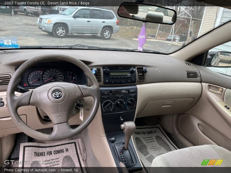Desert Sand Mica / Beige 2007 Toyota Corolla CE
