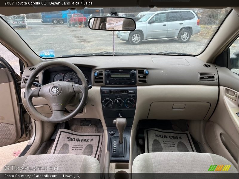 Desert Sand Mica / Beige 2007 Toyota Corolla CE