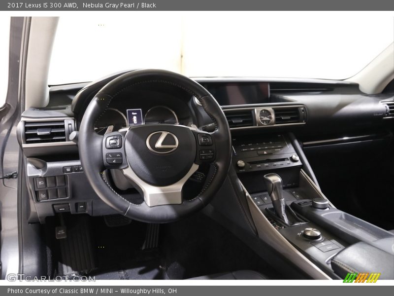 Nebula Gray Pearl / Black 2017 Lexus IS 300 AWD