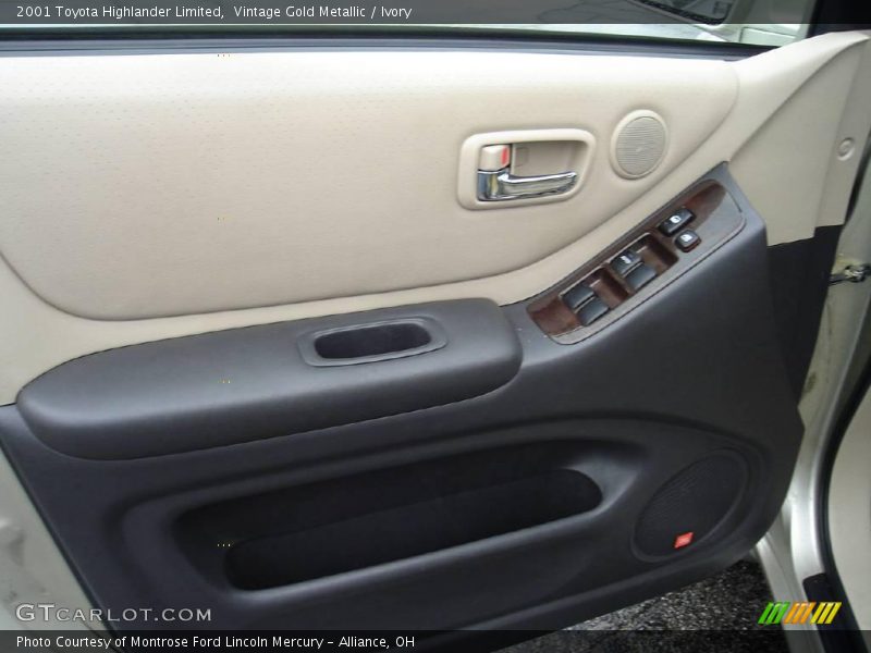 Vintage Gold Metallic / Ivory 2001 Toyota Highlander Limited