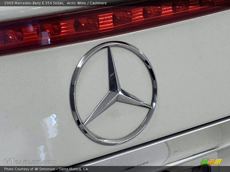 Arctic White / Cashmere 2009 Mercedes-Benz E 350 Sedan