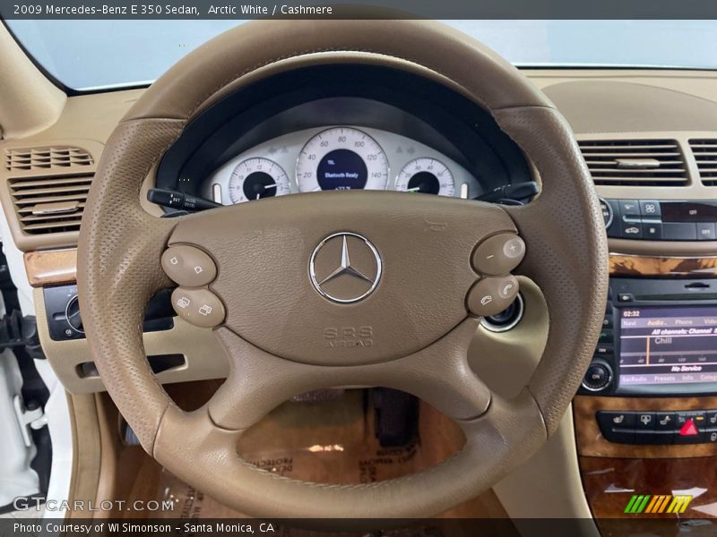 Arctic White / Cashmere 2009 Mercedes-Benz E 350 Sedan