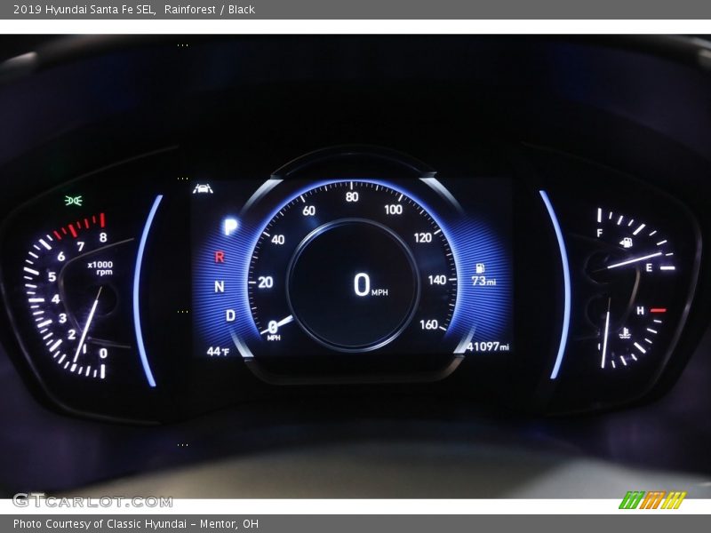 Rainforest / Black 2019 Hyundai Santa Fe SEL