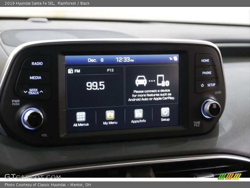 Rainforest / Black 2019 Hyundai Santa Fe SEL