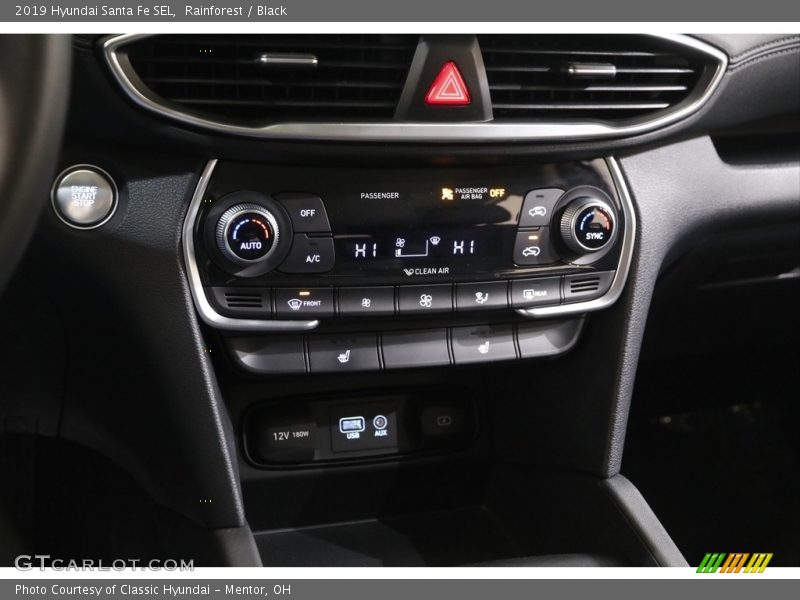 Rainforest / Black 2019 Hyundai Santa Fe SEL