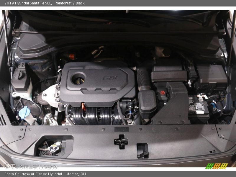 Rainforest / Black 2019 Hyundai Santa Fe SEL