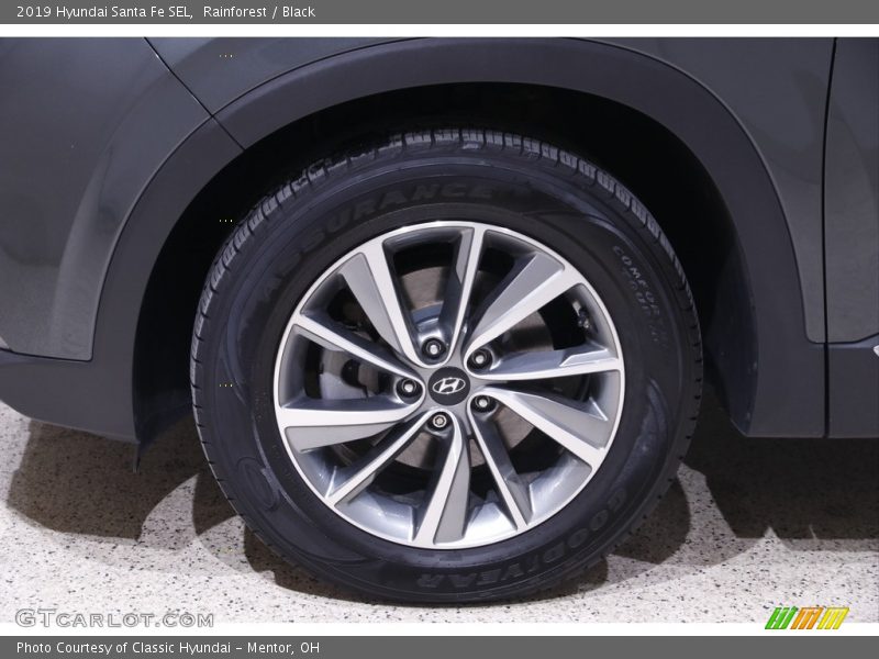 Rainforest / Black 2019 Hyundai Santa Fe SEL