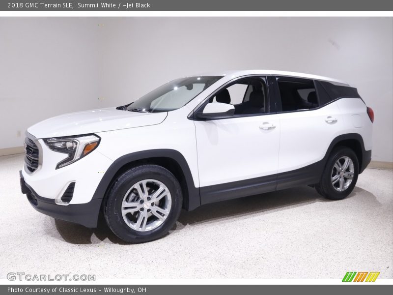 Summit White / ­Jet Black 2018 GMC Terrain SLE
