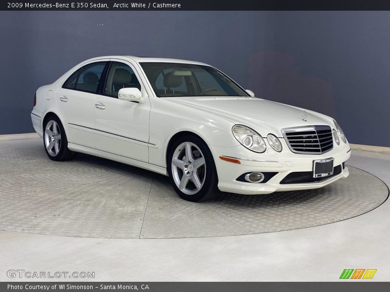 Arctic White / Cashmere 2009 Mercedes-Benz E 350 Sedan