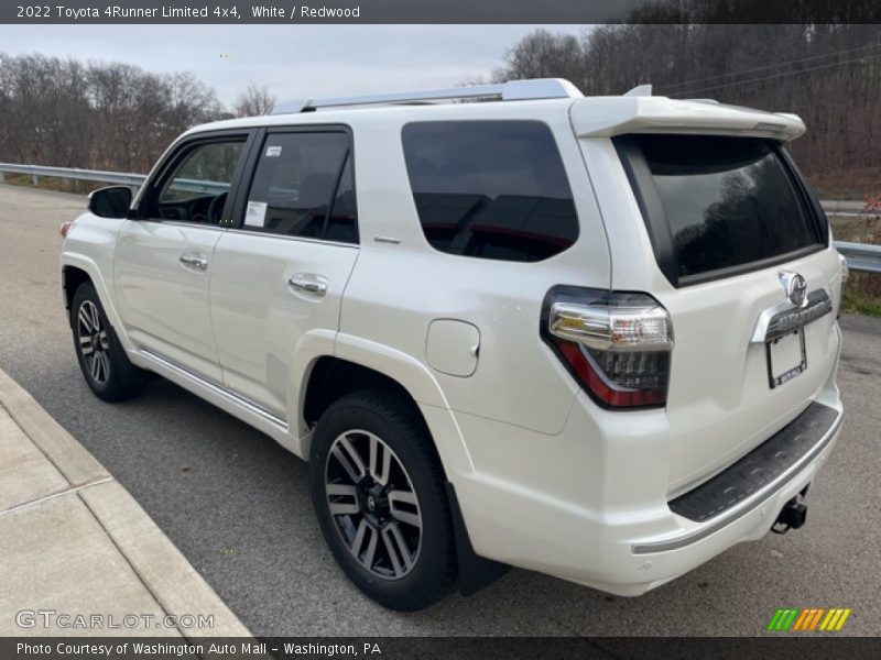 White / Redwood 2022 Toyota 4Runner Limited 4x4