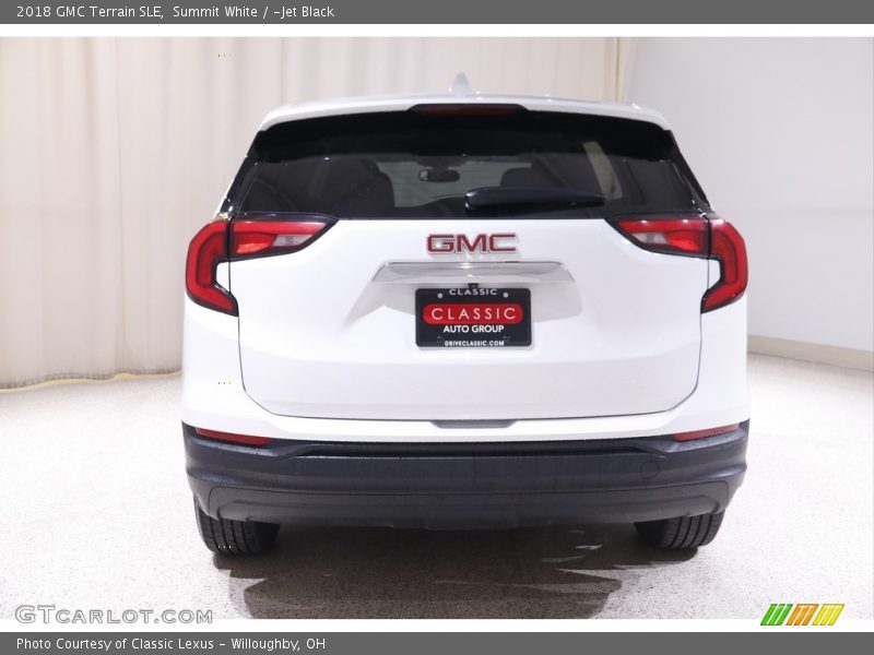 Summit White / ­Jet Black 2018 GMC Terrain SLE