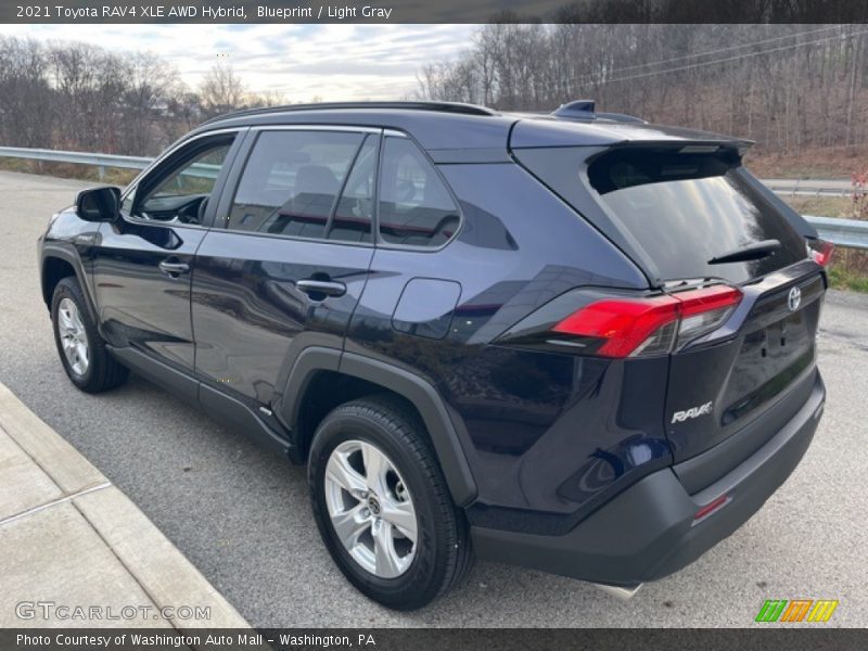 Blueprint / Light Gray 2021 Toyota RAV4 XLE AWD Hybrid