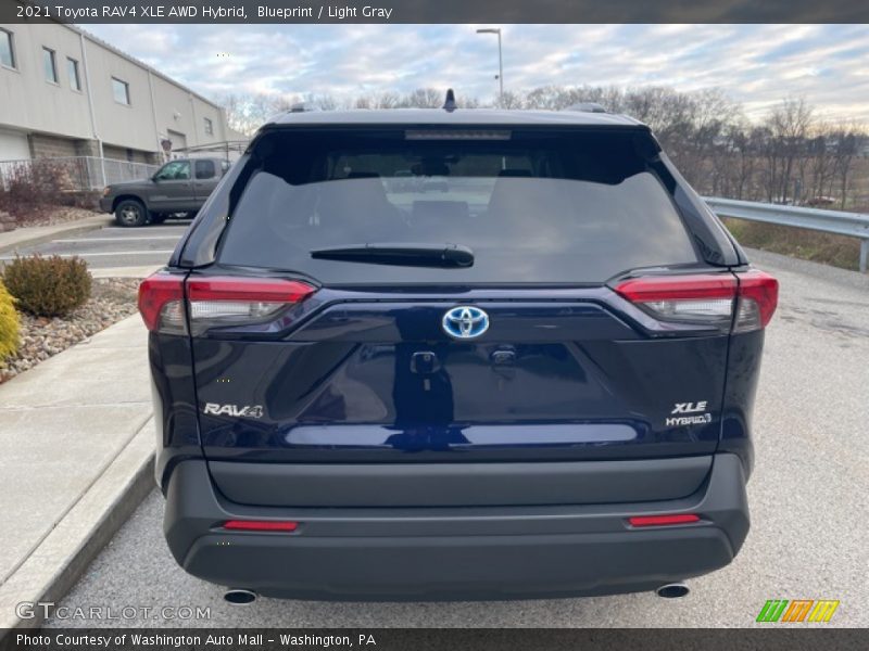 Blueprint / Light Gray 2021 Toyota RAV4 XLE AWD Hybrid