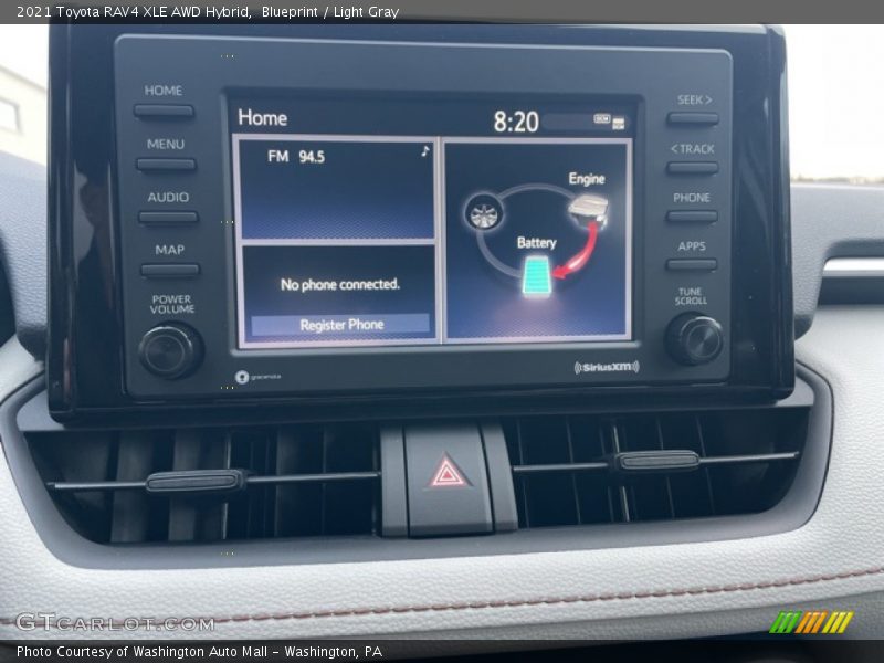 Blueprint / Light Gray 2021 Toyota RAV4 XLE AWD Hybrid