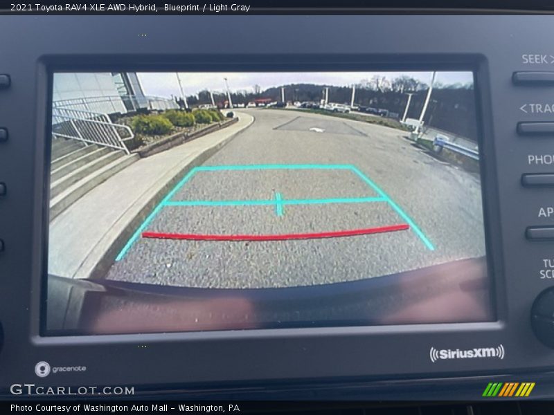 Blueprint / Light Gray 2021 Toyota RAV4 XLE AWD Hybrid