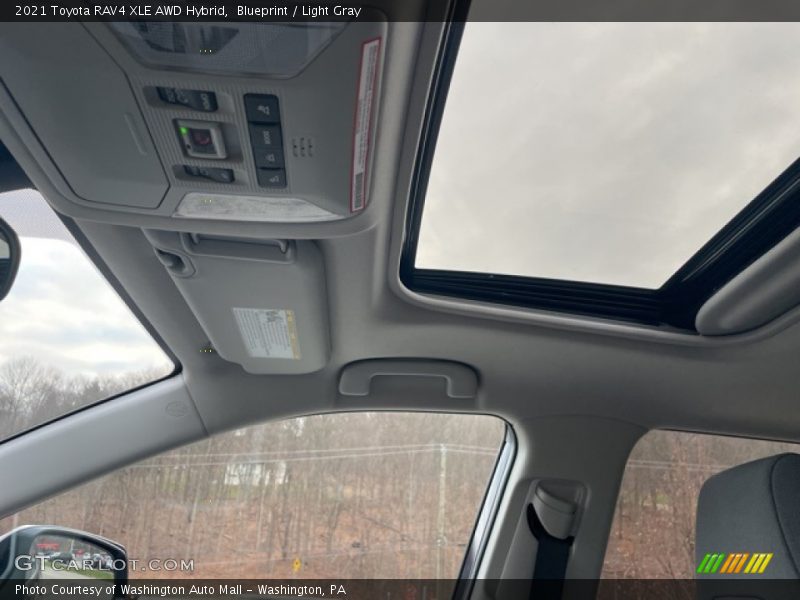 Blueprint / Light Gray 2021 Toyota RAV4 XLE AWD Hybrid