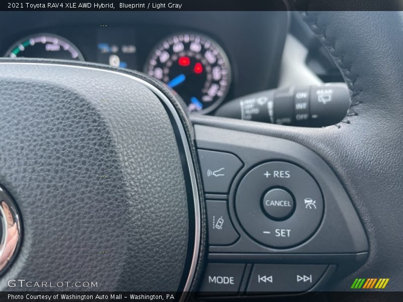 Blueprint / Light Gray 2021 Toyota RAV4 XLE AWD Hybrid