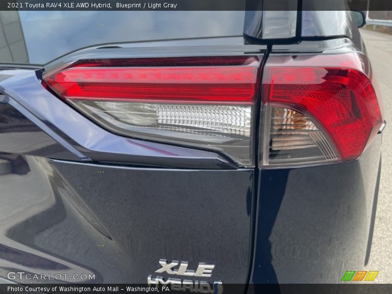 Blueprint / Light Gray 2021 Toyota RAV4 XLE AWD Hybrid