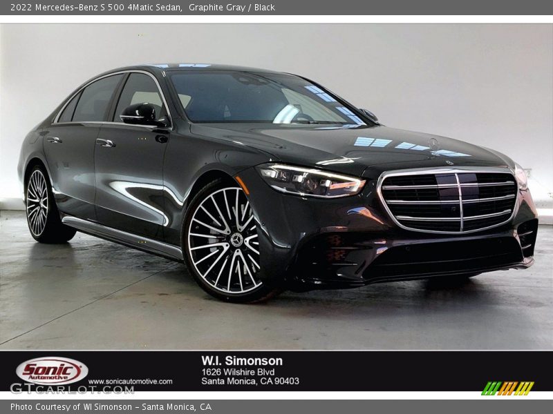 Graphite Gray / Black 2022 Mercedes-Benz S 500 4Matic Sedan